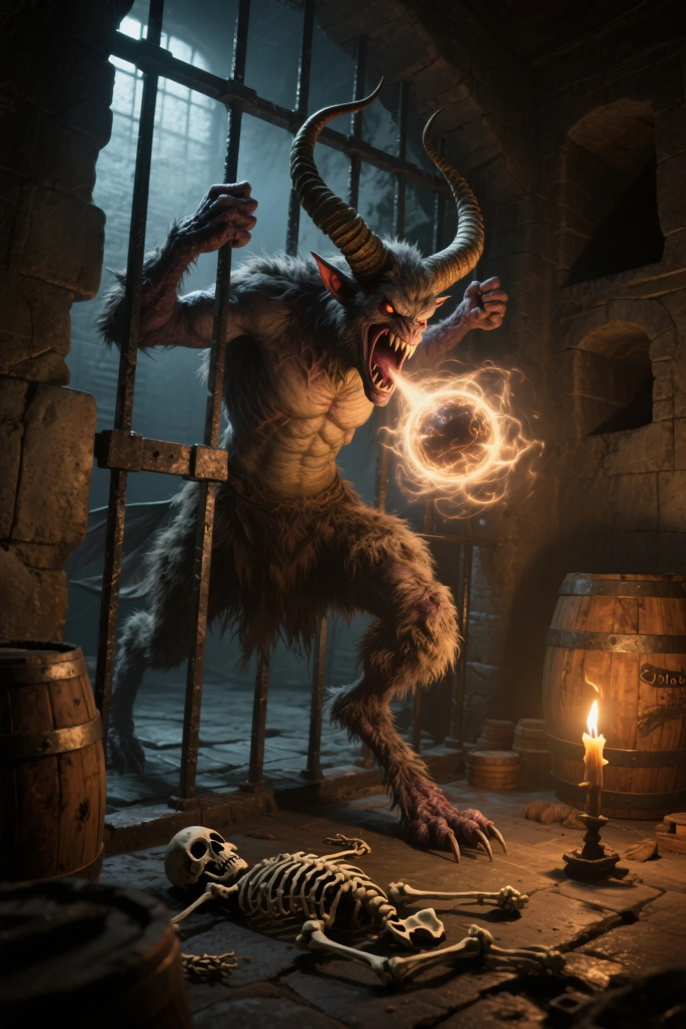 (by darkgem:1.4), masterpiece, best details, real life, depth of field, detailed background, (bright lighting:1.4), nude,  solo female, (anthro), (anthro chimera:1.4), sexy girl woman, femme, genitals, hairy pussy, exposed vagina, with bushy pubic hair and armpit hair, snarling, growling, attitude, (breasts:1.2), clear details, powerful, pleasure, self-pleasure, detailed nipples, perfect hands, sticky pussy, (stinky, smelly, dirty:1.5), covered in fur, monster girl, genital close up, occult, ritual, summoning, magic circle, symbols, library, rainbow fur, (iridescent fur:1.2), fangs, tongue, magic, casting fire, tail, crouching, horns, fucking, penetration, piv, orgasm, leaning towards viewer, leaning over viewer, leaning forward