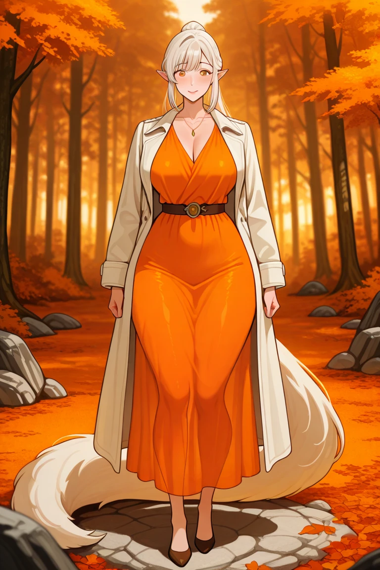 Full body, masterpiece, female Oni red skin standing pose (yellow tiger bikini), red cape, red bikini, long white hair, strong body, abs, Shiny Skin, Sunglasses, FEMALE, big breasts, voluminous breasts, curvy breasts, mesh stockings, standing with a bouquet (red roses), full height, bottom view, best quality, very detailed, ultra 8k resolution, huge breast, coat , vest, long skirt, portrait, full body, Victoria's clothing, long dress, knight, pants, black skin suit, medieval city, plants, vest, polo shirt, forest, long skirt