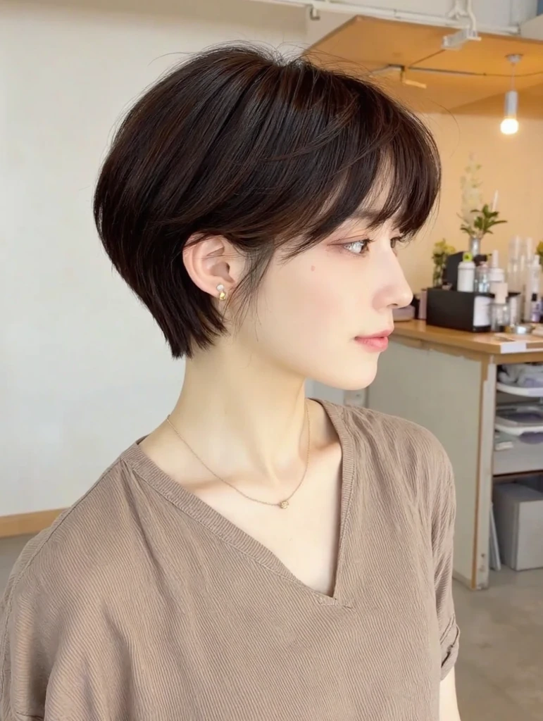 SeaArt Bot
Txt2Img
default
11:46:55
(highest quality、8K、32K、masterpiece、nffsw:1.2)、photo of cute japanese woman、very short bobbed hair、Upper body、necklace、shot from above、Don&#39;don&#39;t look at the audience、(realistic、Photoreal:1.37)、1 girl、Shot in natural light、Physically based rendering、excellent image quality、High resolution、1080P、(Detailed facial description)、(Detailed explanation of hands)、(Detailed CG)、Rich details、(exquisite features)、(best image quality)、(masterpiece)、(fine eyes)、delicate clavicle、Versatile poses、profile、white wall、Taken in front of the white door、(窓のあるwhite wallの部屋)、earrings、laughter、Spring clothes、 shortcut、short hair、((long sleeve shirt))