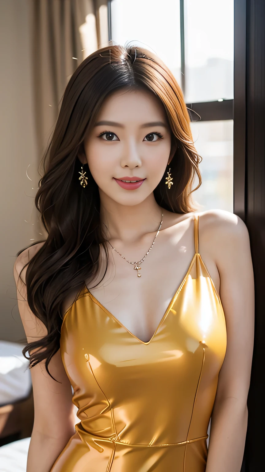 Anatomically normal((top-quality,8K,tmasterpiece:1.3)),Sharp Focus:1.2,Beautiful Women in Perfect Figure:1.4,slimfigure:1.2,(Layered Hair Style:1.2)),(various costumes and decorations:1.3),wetbody:1.3,Highly detailed face and skin textures,Detailed eyes,二重まぶた,The large,ssmile,(gym,waist shot:1.3)