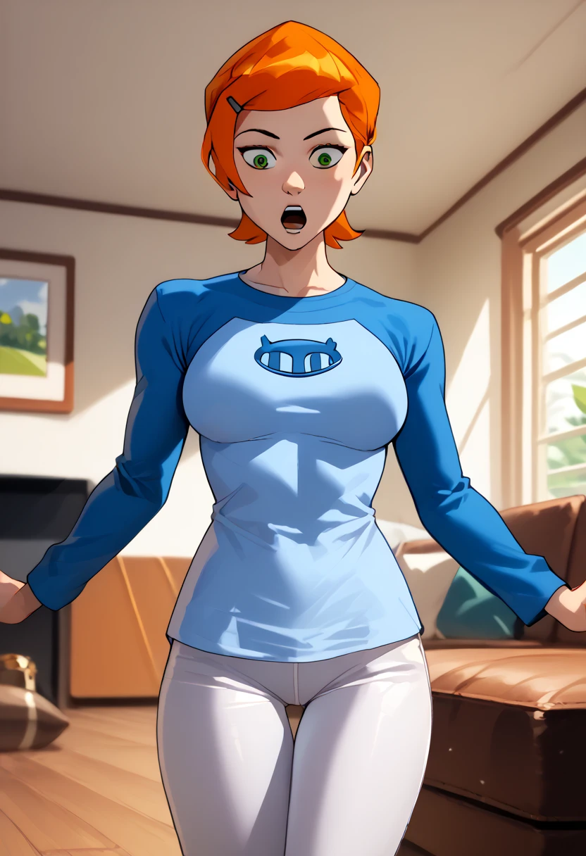 NSFW maddie fenton, a sexy milf, mature body, pixiv artwork, masterpiece, wearing a skintight blue bodysuit accentuating her curves, half cleavage her breasts tightly squeezed by her clothes, raping boy, orange hair, bobcut, seductive, no panties, curvy toned physique with big breasts and ass and tiny waist, body made for sex, no bra, dominating boy, dominant woman, femdom, cumming, mother and son, size difference, holding boy in an embrace, mother's love, holding boy hard against his will, forcing boy's penis inside her pussy, taking his virginity, 4 panel comic showing the flow of events