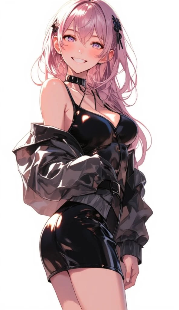 4K, Masterpiece, highres, absurdres,natural volumetric lighting and best shadows, deep depth of field, sharp focus, soft delicate beautiful attractive face,vandread,blonde Nadia with sunglasses and a choker,looking at viewer , vandread drawing style, <lora:Dita:0.25> <lora:Nadia:0.35> <lora:zeronis:0.25> <lora:add_detail:1>
1girl, solo, long hair, looking at viewer, skirt, bare shoulders, jewelry, sitting, purple eyes, purple hair, parted lips, midriff, necklace, mole, bracelet, lips, crop top, makeup, ring, o-ring, realistic, tube top, wearing Urban_Gal
<lora:edgAsianUrbanGal:0.75>