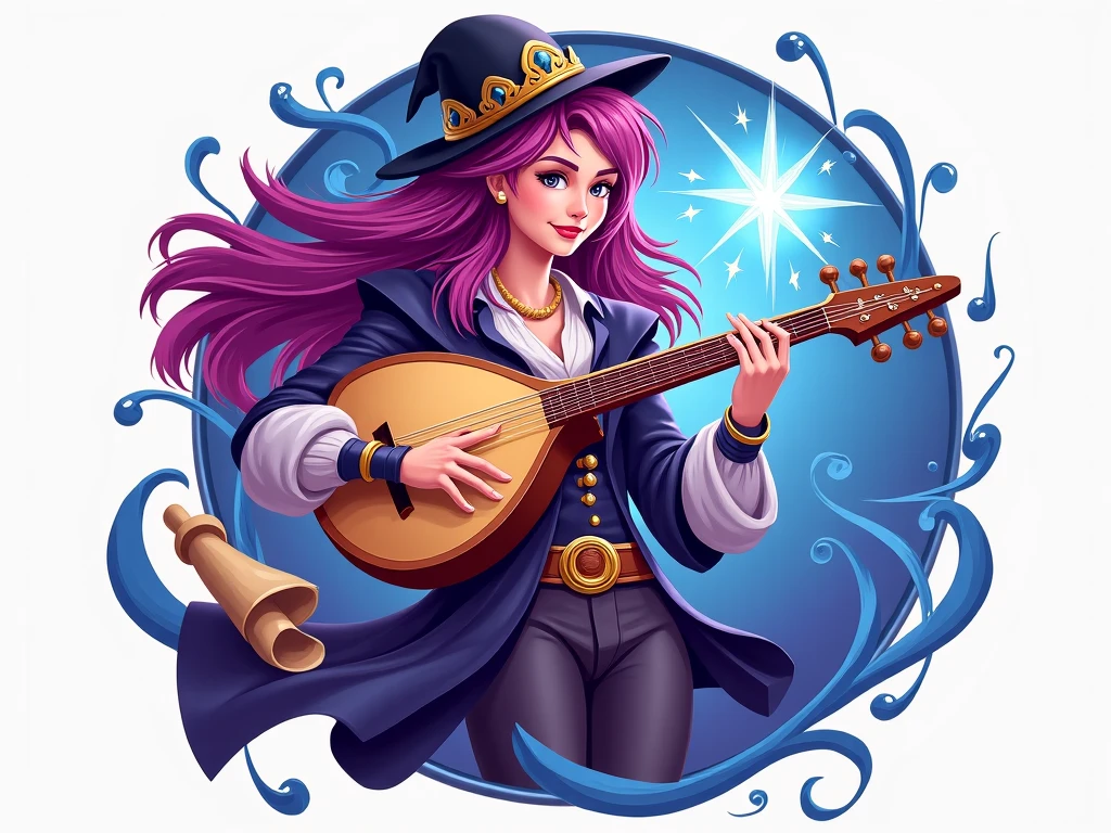 high details, best quality, 16k, [ultra detailed], masterpiece, best quality, (extremely detailed), full body, ultra wide shot, photorealistic, RAW, fantasy art, dnd art, fantasy art, realistic art,  an ultra wide, full body, a picture  of a human female  (intricate details, Masterpiece, best quality: 1.5) fantasy bard, fantasy enchanter,  playing a (guitar: 1.5)  and enchanting people in a tavern with magical song, colorful clothes, dynamic clothing, epic beautiful female human ((anatomically correct)) bard (intricate details, Masterpiece, best quality: 1.5), dynamic hair, tavern full of crowd, many people intricate details, Masterpiece, best quality: 1.3), bard playing guitar and enchanting audience (intricate details, Masterpiece, best quality: 1.5), candles light, fantasy chandelier, magical notes, magical runes in the air (intricate details, Masterpiece, best quality: 1.5),Cinematic Hollywood Film style, GlowingRunesAI_paleblue