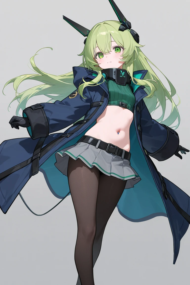 1girl ,blue-green hair,blue-green eyes, arctic warrior, polar, rusty sword, nice clothes, (high resolution, high detail, best quality), calm