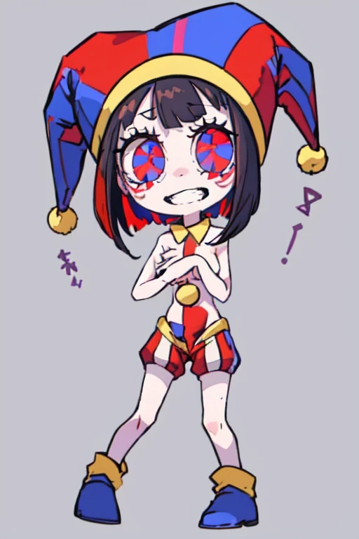 ((blue skin)),pantyhose,sailor shirt,nipples,loli,skirt,wariza,cute