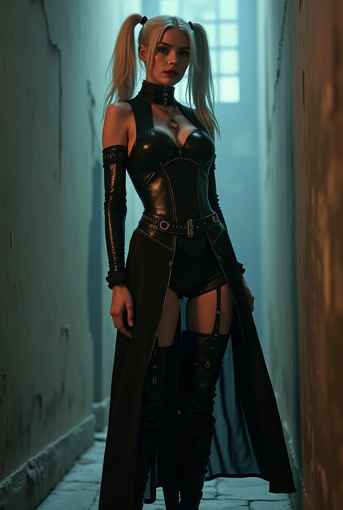 A beautiful SM queen stands tall.