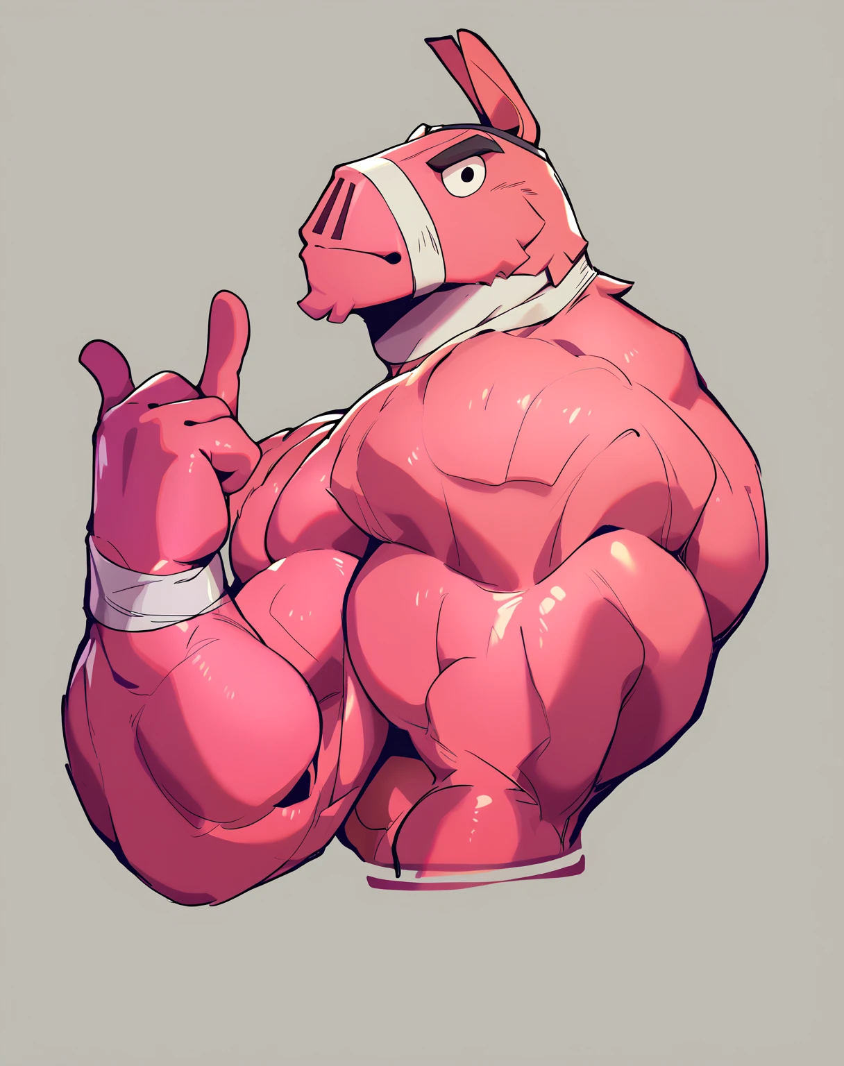 Overly muscular Maned wolf, masculine face, perverted expression, prominent veins, huge ass, huge chest (huge: 2.5), muscular thighs, thin waist, full body, bare back, naked, nicebulge, bodybuilder, holding his huge penis(cum spurting), Hot pose in front angle, white background.