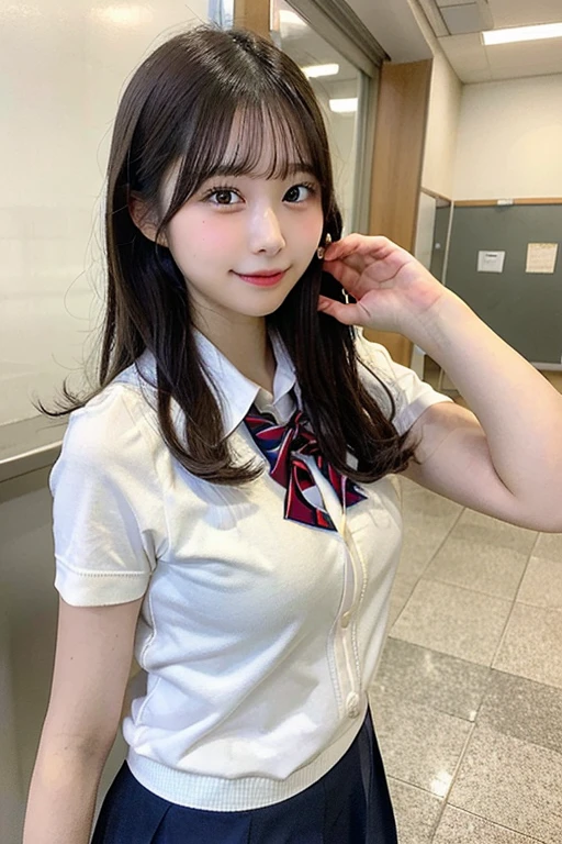 Cute Girls、high school girl、sit