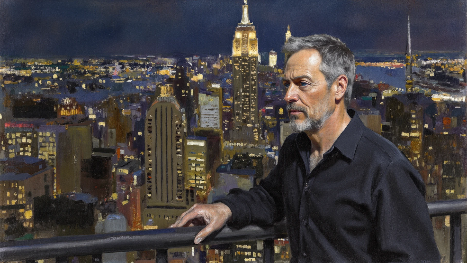 epic realistic, ((masterpiece, best quality, high quality, highres, ultra-detailed)), (strelkov:1.1), man, male focus, oldman, white shirt, looking at viewer, serious, portrait, cityscape, embankment, bridge, Italia, venice, (lanterns:0.3), (oil painting:0.5)
<lora:Strelkov:1>
<lora:add_detail:0.2>
<lora:oil painting:1.0>, faded, (neutral colors:1.2), art, (hdr:1.5), (muted colors:1.1), (pastel:0.2), hyperdetailed, (artstation:1.4), warm lights, dramatic light, (intricate details:1.2), vignette, complex background, rutkowski
