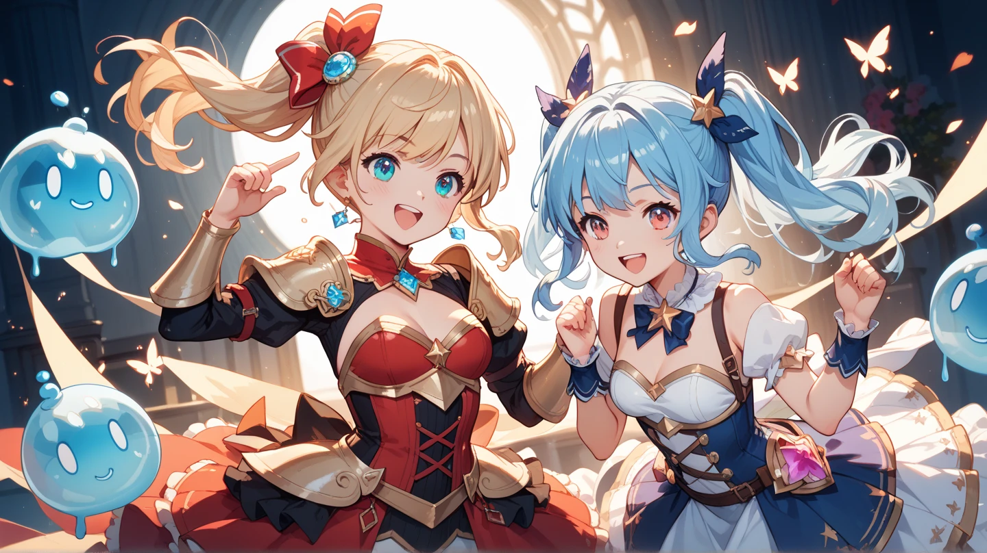 Beware,Masterpiece,Top Quality,High Resolution,Highly Detailed,Star Town Suisei, blue hair, one side ponytail, blue eyes, small breasts, white leotard, detachable sleeves, micro mini skirt, knee high socks, adventurer's guild, reception counter,. Embarrassed,Blushing,Expecting face,(molester),(strong faced man),man puts his hands on her waist and hugs her,Rape,Tattered clothes