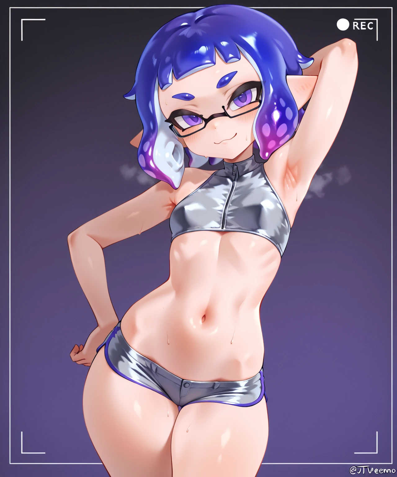 (best quality, masterpiece), (beautiful and aesthetic:1.2), vibrant colors seasidesukeban, tanlines, seasidesukebanbikini, sunglasses, 1girl, beach extreme detailed, highest detailed, centered, cameltoe, pubic hair