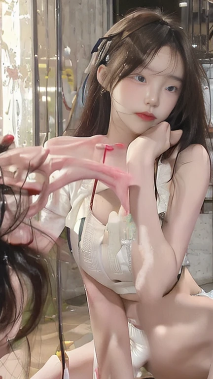 Tentacles wrap around the body、、Entwining tentacles、Hose-like tentacles、Snake-like tentacles、沢山のTentacle caresses、Tentacle caresses、Tentacle caresses、Tube-like tentacles))、Tentacles wrap around the body、、Entwining tentacles、Hose-like tentacles、Snake-like tentacles、沢山のTentacle caresses、Tentacle caresses、Tentacle caresses、Tube-like tentacles))、(8k, Highest quality, High resolution, masterpiece :1.3, RAW Photos), ((Accurately expresses the fine details of the face and skin texture)), ((Purple Background)), Beautiful adult woman, Long contour, Oiran, Gorgeous red kimono::2, hairpin, Captivating look, Strike a Pose, Earrings,orgasm、突き抜けるorgasm、膣内を激しくピストンディルドでものすごいorgasm、Pleasure that goes through、Shocking pleasure on the nipples、Caressing the clitoris with an aphrodisiac lotion vibrator、Caressing the clitoris and anus at the same time、Incredibly Sensual Nipples、Caressing the nipples with a vibrator、Overflowing love juice、pussy squirt、pussy squirt、