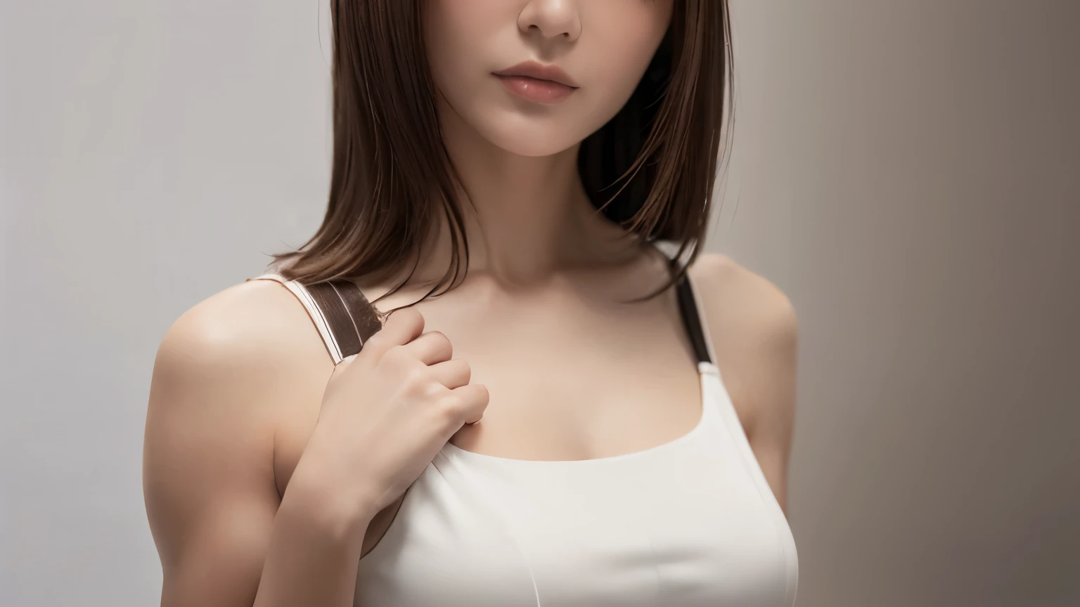 (masterpiece, Highest quality, Super detailed, High resolution, figure:0.8), Highly detailed wallpaper, Official Art, wonderful, High detail, Super detailed, Highly detailed 8k wallpaper,Closed whole body, shiny black hair,Short Hair、Straight Hair、Straight green eyes with elongated pupils, (White Background: 1.3), (One girl, alone),(Bodysuits),sexy、Big Breasts,Perfect Anatomy,Beautiful Face, Back view, Recall, 