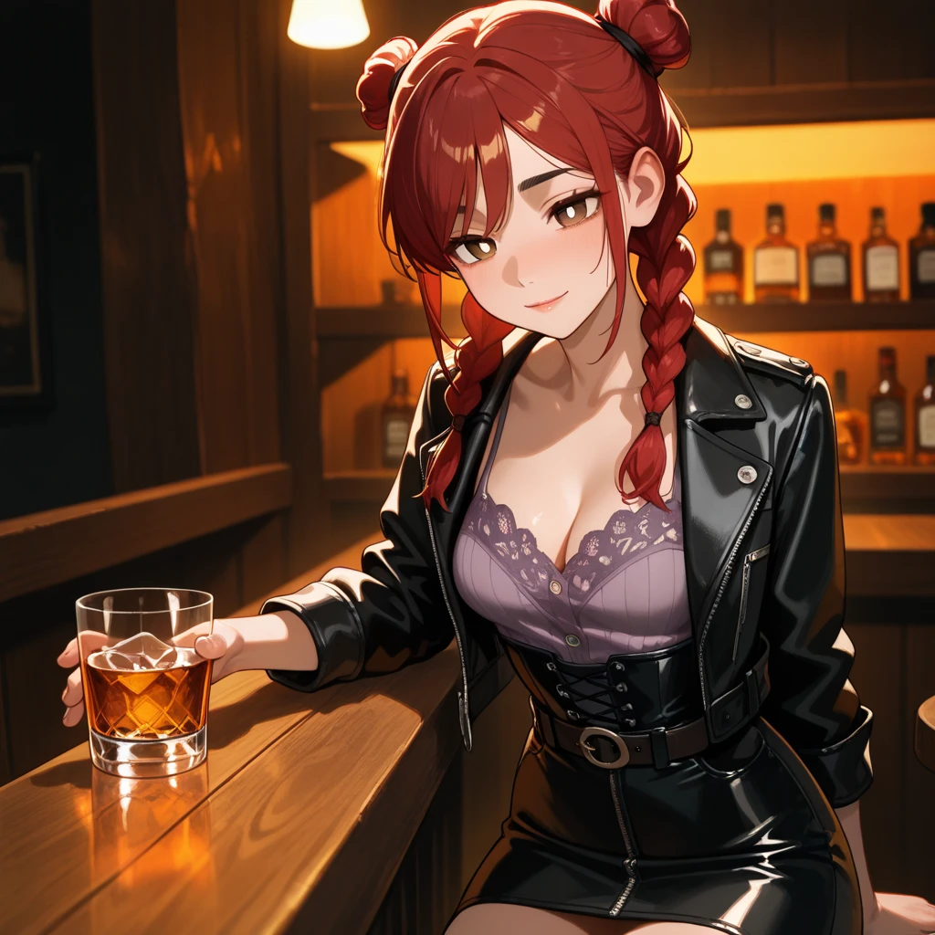 Prostitute, using drugs in a nightclub
