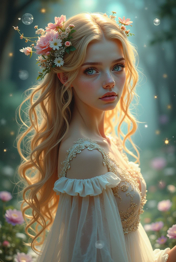 The most beautiful enchanted princess