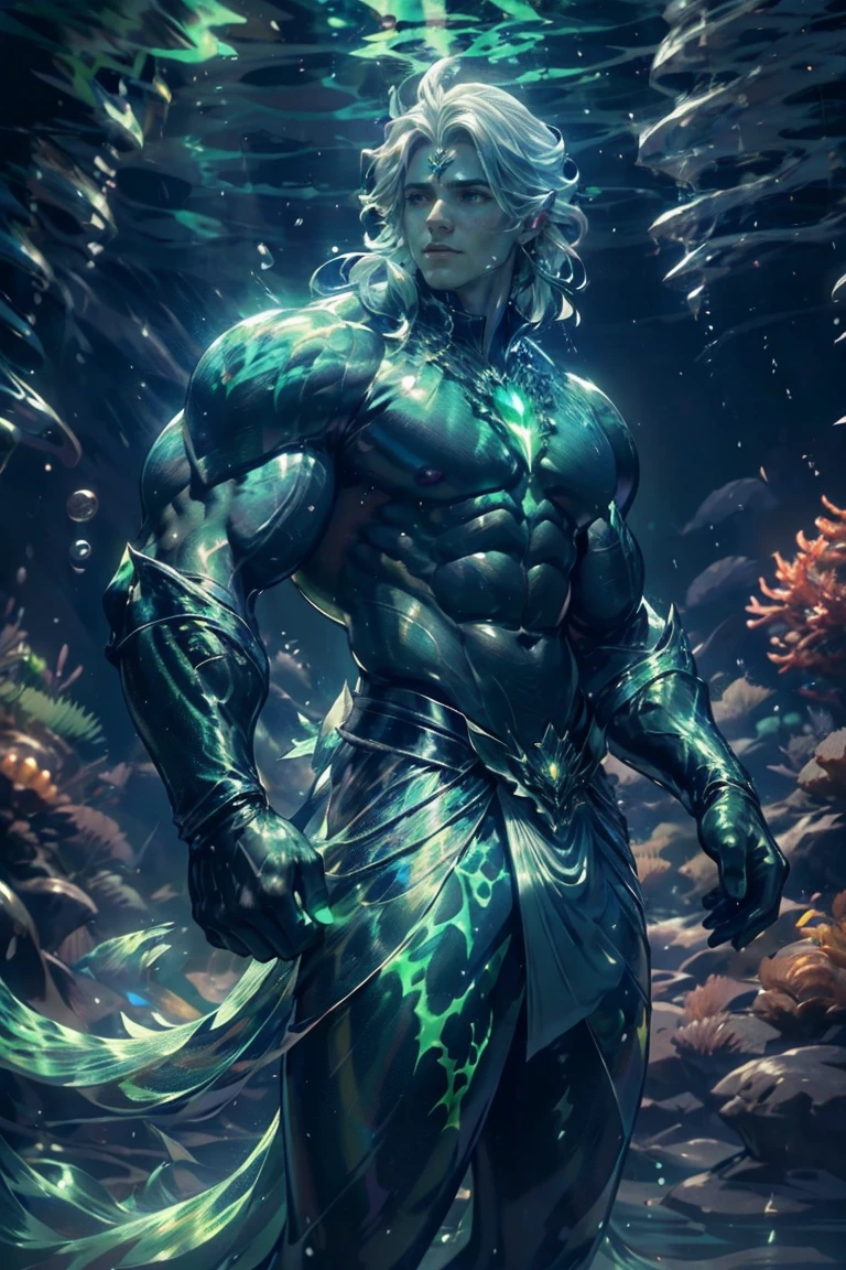 ((absurdres)) ((perfect whole body)), ((ultra photorealistic)), Top quality, ((Photorealistic)), ((16k UHD)), High Definition, Unity 8K wallpaper, high res, ultra sharp, ((masterpiece)), best quality, ((intricate details)), (((detailed eyes))), (((perfect face))) (((detailed face))), masterpiece, highly detailed exquisite character art, melancholy lighting, (((perfectly detailed anatomy))) (((cinematic light))), ultra-realistic, (((detailed body))), (((detailed muscles))), (((1Male))) (((Bodybuilder))), (((muscular))), ((bara)), slime body, slime male, slime male pecs, slime butt, slimy humanoid, liquid slime male, sexy, Neon ((Blue Slime Body)) soaked, liquid, devouring another male, male swimming in slime lake, male slime , (((male))) slimy bulge, humanoid slime man, Humanoid slime bodybuilder, manly, masculine, ((shiny)) ((glowing))((Slime tentacles)) ((entangled in tentacles)), ((wrapped in slime tentacles)) in a lake,