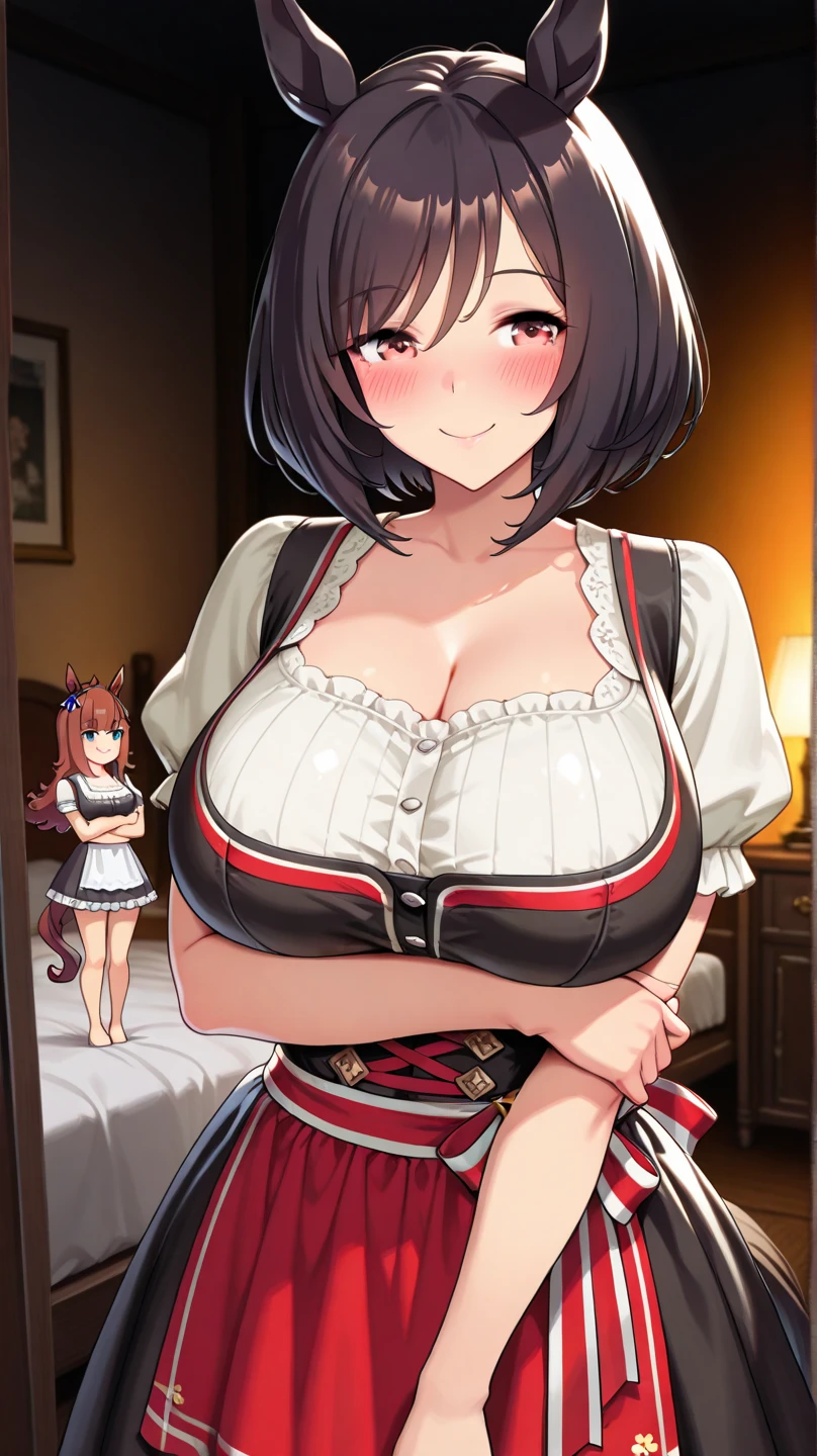 (sexual penetration:1.6)(Girl,Fat middle-aged man:1.2).(NSFW).(Short Bob Cut、Black eyepatch、dark indigo hair、Red eyes、20-year-old female、Black fabric choker、No hat、Torn Costume、Mini Skirt Santa Clothes、Black lace underwear、Black Stockings Tights、Black high heels:1.6),(She is surprised with her eyes wide open、She is on all fours with a dick in her pussy、Are crying、Drooling)、Anatomically correct,Medieval inn、 One Woman、dorsal position、