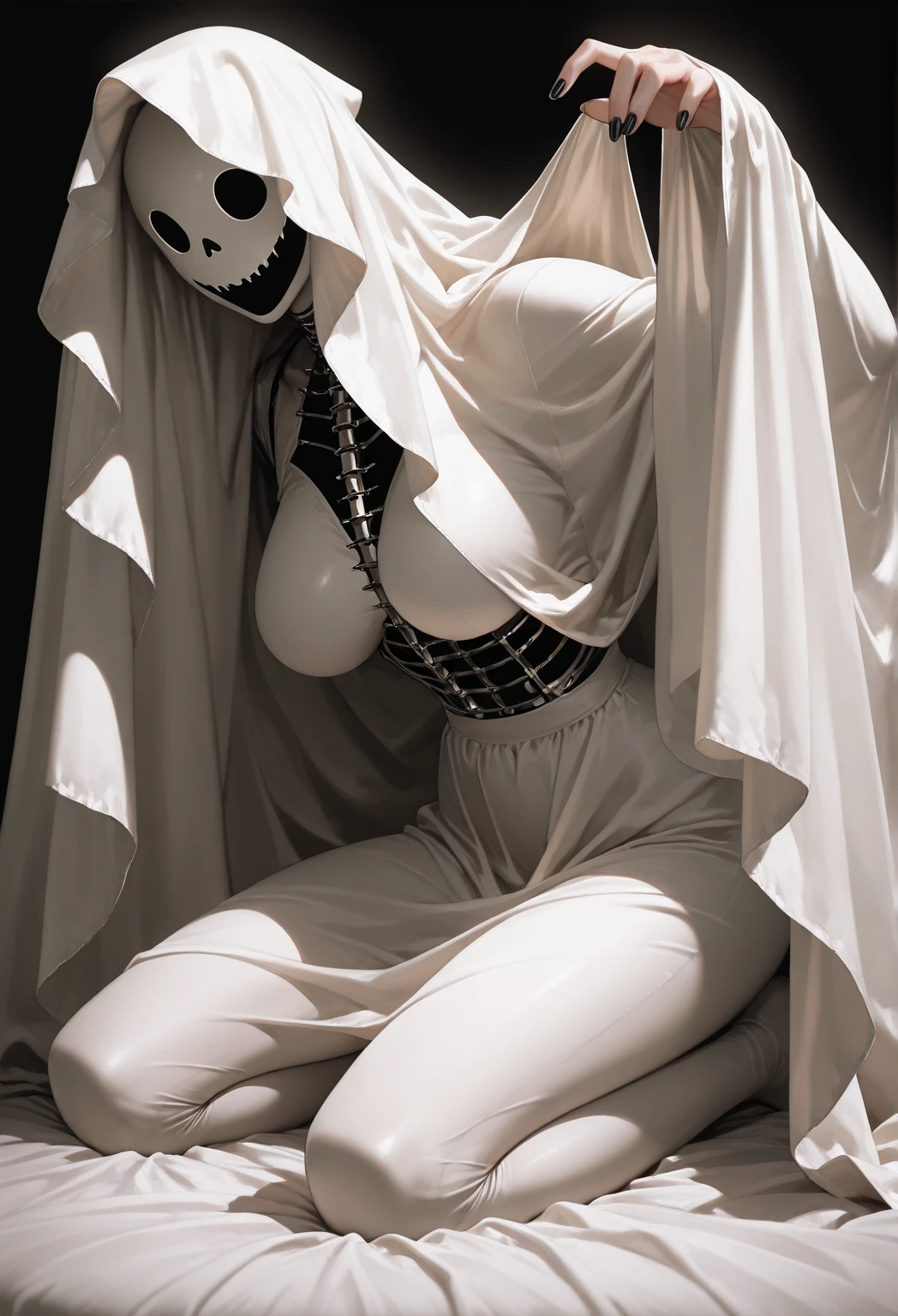 (best quality,4k,8k,highres,masterpiece:1.2),ultra-detailed,(realistic,photorealistic,photo-realistic:1.37),girl,beautiful detailed eyes,,gorgeous,pink messy hair ,long satin dress,harem girl,breathtaking scenery,romantic atmosphere,delicate touch of sunlight,glowing candles,splendid chandelier,whispering wind,faint fragrance of flowers,touch of elegance and charm,emotional connection,passionate love,kissing,captivating moment,surrounded by loved ones,joyful celebration,happiness and bliss,memorable occasion,eternal love,beyond words,fairytale-like,unforgettable memories,forever in their hearts, (gagged:1.4),(blindfold:1.3)