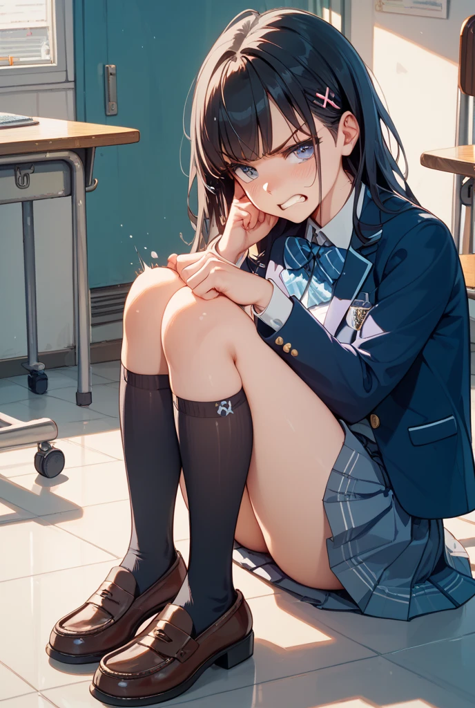 Ultra HD Photos、whole body、Accurate depiction of the human body、Schools that train sex slaves、uniform、classroom、whole bodyエスビアン、Small breasts、Lewd、Masturbating with legs apart、shame、Transparent love juice overflowing from between her legs、Sensuality、Feels good