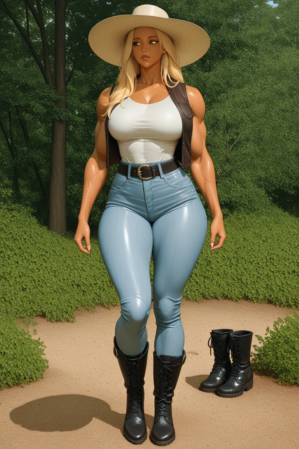 Bulma em uma roupa curta posando para uma foto, bunda grande, coxas grossas, massive legs towering over you, pernas grossas, full body in sight, coxas expostas!!!, thicc, cute face with arms and legs, roupa apertada, imagem de corpo inteiro, tiro de comprimento de corpo inteiro, olhar sexy, traje apertado, em pleno crescimento,  mulher curta robusta, rosto muito bem feito, rosto em 8k