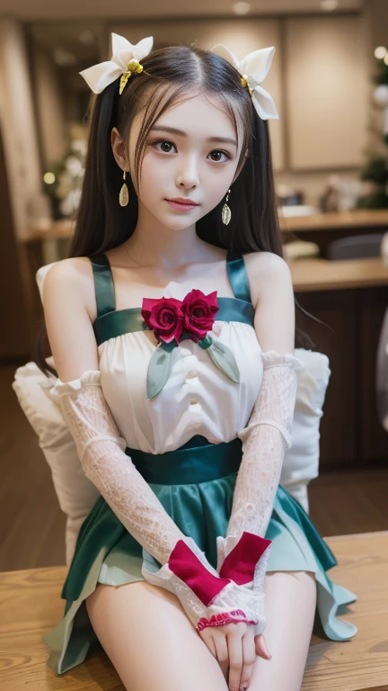 masterpiece, best quality, highres, {{{{{SMjupiter, green eyes, ponytail, tiara, jewelry, sailor senshi uniform, green sailor collar, choker, elbow gloves, white gloves, pink bow, brooch, leotard, green skirt}}}}}, standing, night, {{{{{1 girl}}}}}, {{{{{solo}}}}}, most beautiful photo, complex, high detail, sharp focusing, dramatic, bedroom at night, {{{{{{photo}}}}}}, {{{short torso}}}, {{{very long legs}}}, {{{very thin waist}}}, {{{very small hip}}}, {{{{{very small head}}}}}, {{{{{very oversized well-rounded breastshes like huge watermelons}}}}}, {{{{{gathered breasts}}}}}, {{{white skin}}}, {{{light brown hair}}},{{{{{{30 years old}}}}}}, {{{{waist shot}}}}, {{{{{horizontal-angle shot}}}}}, {{{emotionless face}}}, {{{looking at the viewer}}}, {{{{{chest height perspective}}}}},
{{{defeated fighter}}}, exposed breasts, hiding nipple by hand, the edge of the mouth is cut and bleeding,