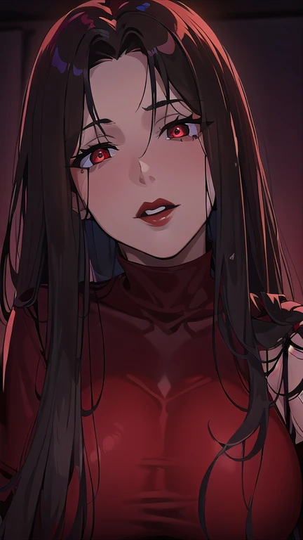 Handsome vampire teenager,closeup cleavage,head portrait,Open your mouth,Bat teeth,long canine teeth,There is blood on the teeth,(blood stains at the corners of the mouth:1.4 Long hair),Blood background,Blood drop,depth of fields,dynamic blur,high light,Real light,Ray traching,oc rendered,Hyper-realistic,best qualtiy,8K,Works of masters,super-fine,Detailed pubic hair,Correct anatomy,sharp focus on eyes,Bokeh,Facial features are carefully depicted,