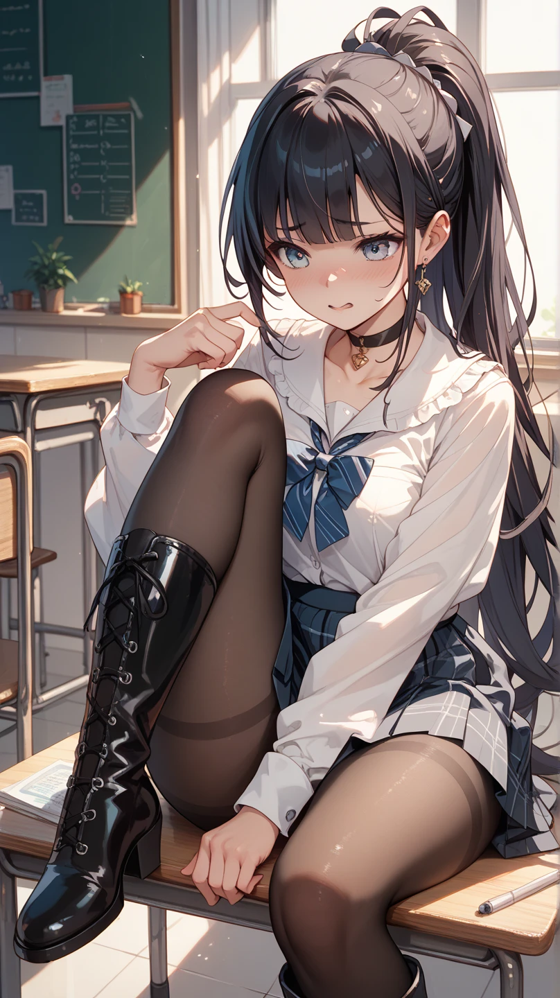 absurdres, absolutely resolution, incredibly absurdres, highres, ultra detailed, official art, unity 8k wallpaper,
BREAK
1 girl, soro, twintails, bow, cardigan vest, short sleeve shirt, plaid skirt, over black legwear, loafers, smile, Sexual girl, seducing men, colourful, bewitching eyes,
