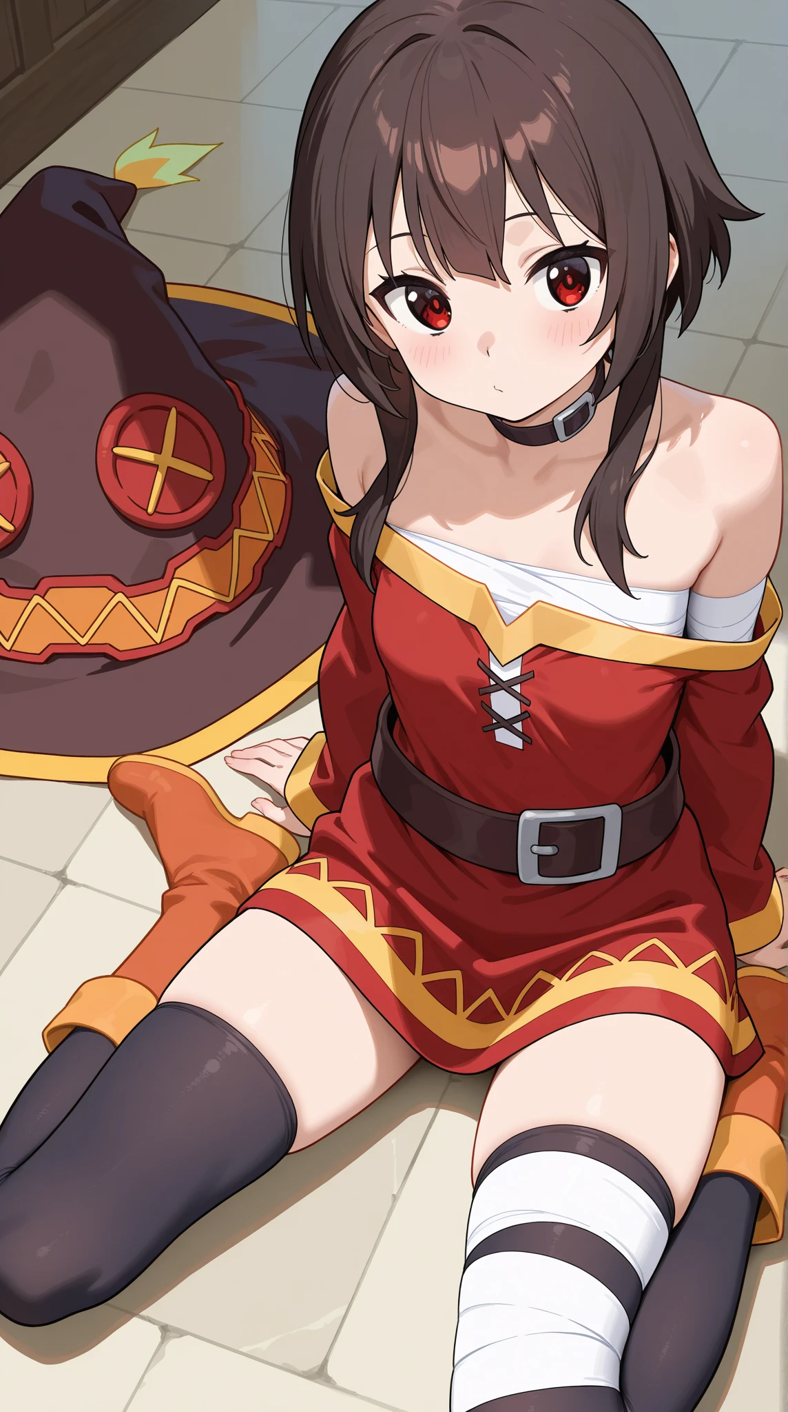 Create megumin being fucked and having thrusts