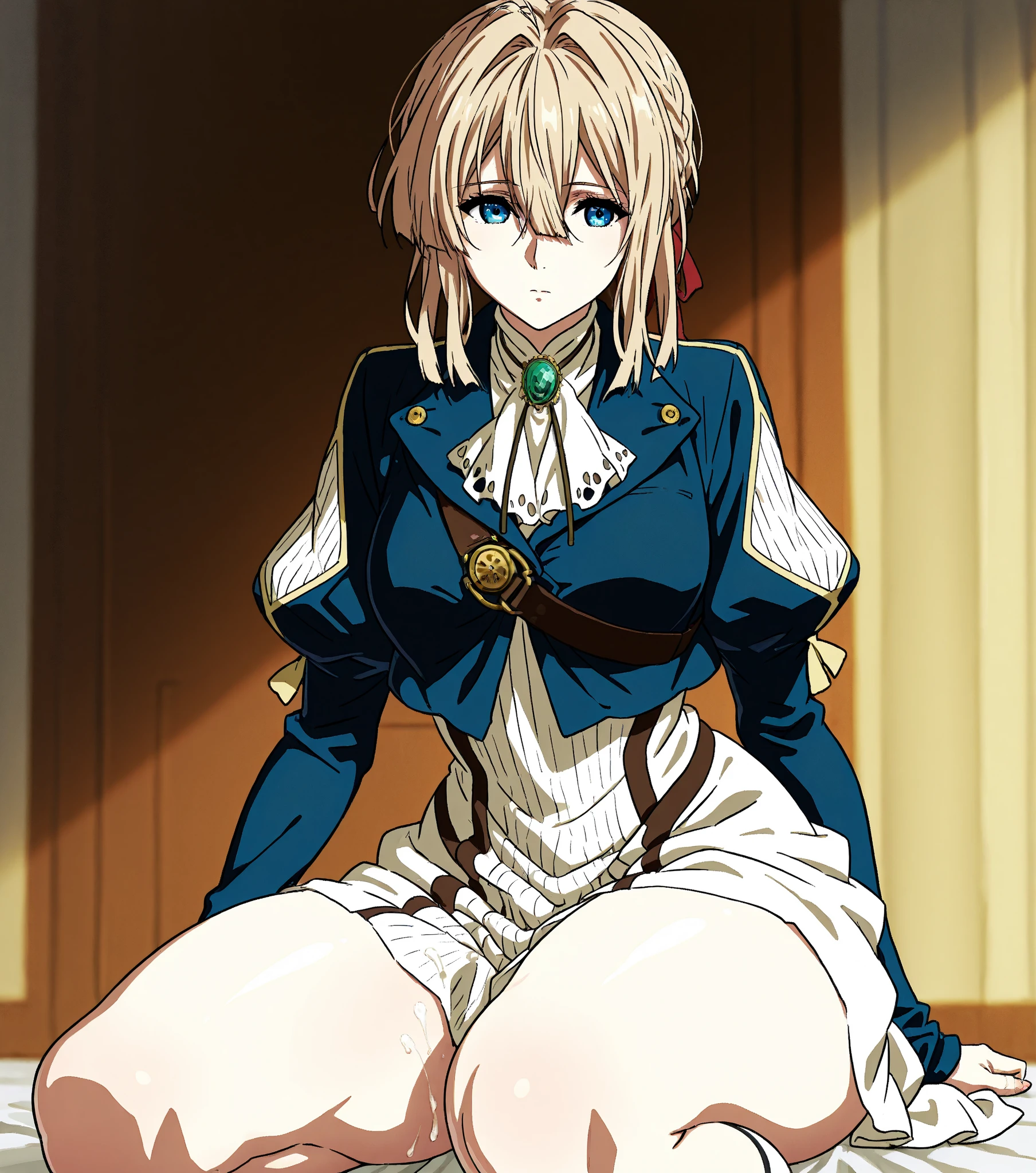 big breasts, depraved image, the girl lies on the floor, sticks out her tongue, begs, high quality, background, anime style
