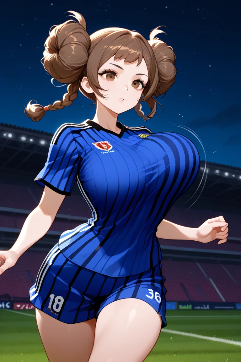 {{{{{16k,Ultra High-resolution realistic photograph of neat virgin first-year junior high school girl's in School-designated gym uniform with junior high ribbon as pretty as a actress in Grass schoolyard, She's in the first year of middle school, but she's too well developed, her cleavage tits are too beautiful, Her bra is showing through under her gym clothes, She's a virgin but she's popular popular popular and she just has an aura of being popular}}}}},{{Extremely detailed}},{{{{{dye her cheeks flush and integrated her head pure small, thick lips, Enchanting thick gross idol's Lips, She's a volleyball player so she has big boobs}}}}},{{{{{dark colored bang ponytail hair}}}}},{{{{{She get more attractive and smoother her body, her expression and appearance are transformed into that of a pure, Her white tits are so fluffy, and are depicted in great detail, but her sex appeal from her cleavage fills the schoolyard, her bodyline and tits and hips are getting cuter and cuter, She has been reborn as a pretty one-in-a-thousand-year girl with a sparkling aura of cuteness}}}}}