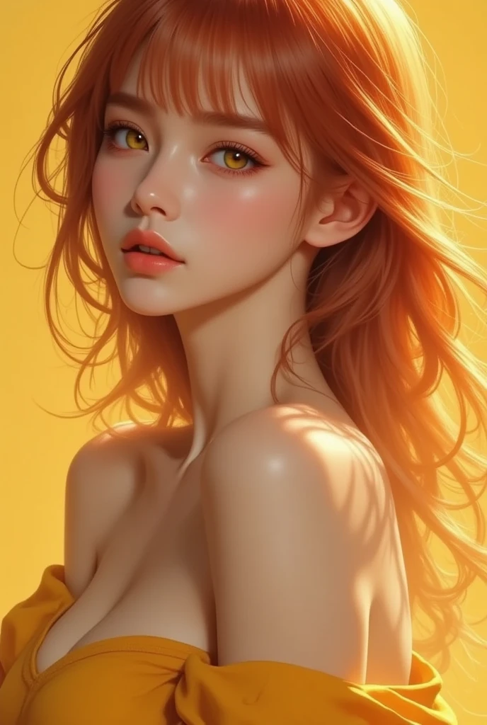 (best quality, ultra-detailed, photorealistic: 1.39), bright and vibrant colors, studio lighting, romantic expression, Just a girl on fire