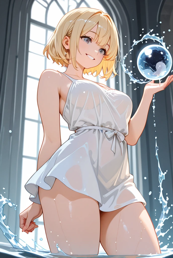 (Meisterwerk),(of the highest quality),((lange Haare:1.3)),Remote camera operation,(Gelbes Stirnband:1.3),(Losing balance and falling to the surface of the water:1.3),,(schwarzes Haar),(Allein),(((White swimwear:1.3))),(((All white swimsuits are made of white fabric:1.3))),((einteiliger Badeanzug)),Edle und stilvolle Bademode,Haare sind nass,Stretching the body,entspannt,(Laufen beim Springen:1.3),Abend,Illuminated by a beautiful sunset,(Blaues Band auf der Brust),beautiful smiling face, ((Kleines Euter)),((thin thigh)),Beautiful big dark blue eyes (Augen mit hohem Detailreichtum),teenage girl,Unter einem Sonnenschirm, weiche Haut,Ufer,Sandstrand,,Shiosai,Leichte Briese,Profil, Designed for cameras、orientiert, Profil,,hoch schauen,( bunte Spritzer) ,Bunte Blase, Floating droplets,Perspektive, Overhead-Konfiguration,Floating droplets, Linseneffekt, feine Funktionen, perfekte Anatomie, zentriert, Perfekte Distanz, sehr detailliert, mit einem komplizierten, Acura, sehr detailliert rich colors, glatt, satte Farben, Acura, sauber, satte Farben, aufwendige Details, Goldener Schnitt Illustrationen