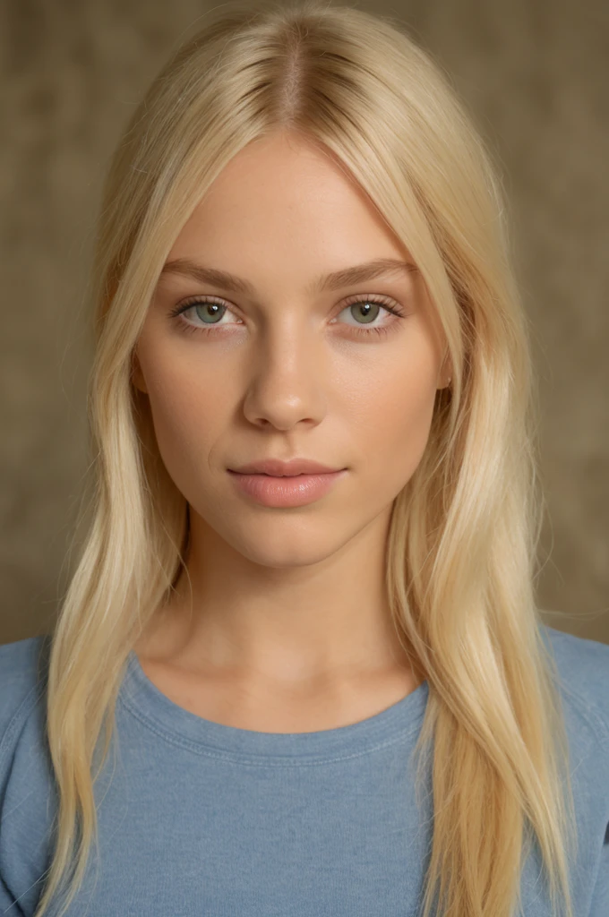 long blond hair