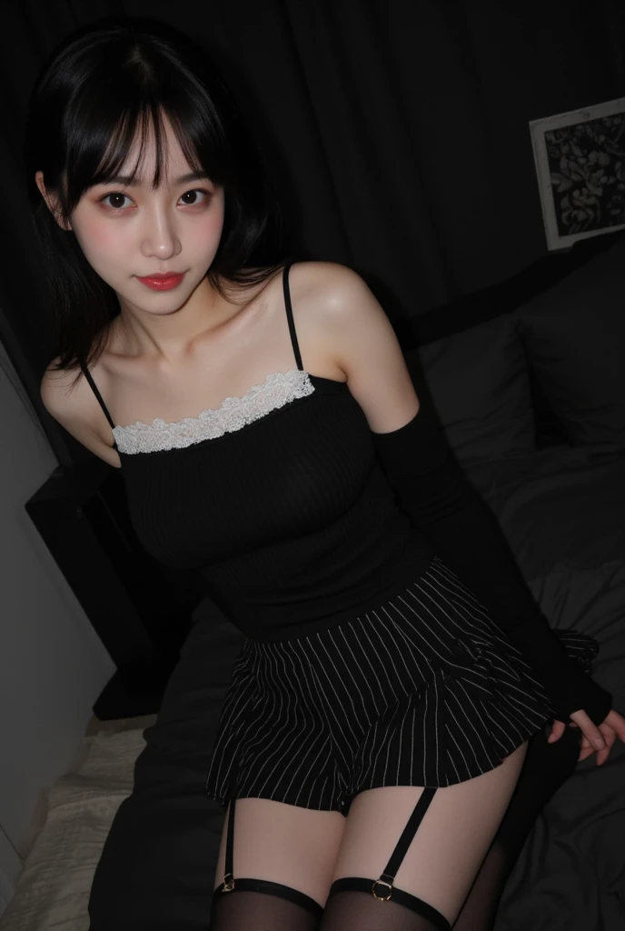 (highest quality,8k,masterpiece:1.3,),(超A high resolution,Realistic:1.4,RAW Photos),(Very detailed,Ultra-Dense Muscle,Caustics),(Singing Japanese idol), (Men stare at my crotch on the streets of Tokyo),(Skirt tearing),Three Girls,12 years old,cute,Laughing with your mouth open,Japanese,Black-haired,ponytail,Very small maid clothes、Off the shoulder、mini skirt、Nude Model、Very large breasts,pronounced nipples、Expose;Showing off your crotch to the audience、Boldly open your legs、Accentuated crotch、Photo on the lap、Looking at the camera,Focus on the thighs,(Camera position is low:1.1),(Low Angle:1.1),(vision:1,3),SpotLight,Light
