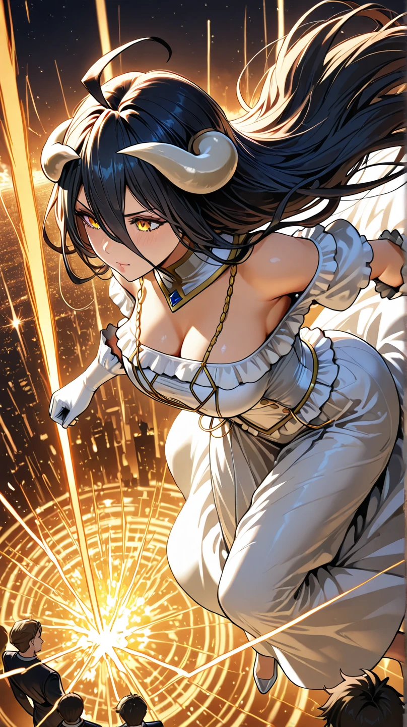 13 year old beautiful girl from a 90s anime shonen movie, , atractive body, Beauty,
