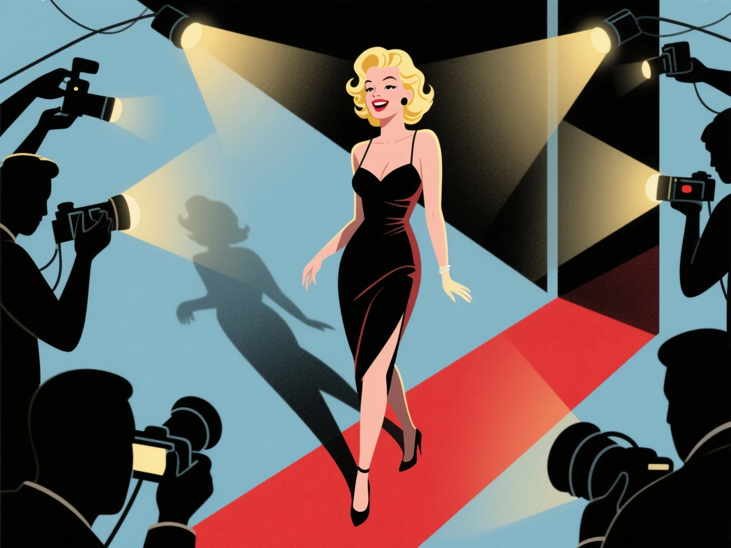 arafed woman with a red dress and a smile on her face, portrait of marilyn monroe, marilyn monroe portrait, a colorized photo, judy garland, marilyn monroe, colorized photo, colorized, colorized background, portrait, colourised, colourized, colorized photograph, award winning colorized photo, color studio portrait, coloured photo, psychedelic colorization, colorized photon