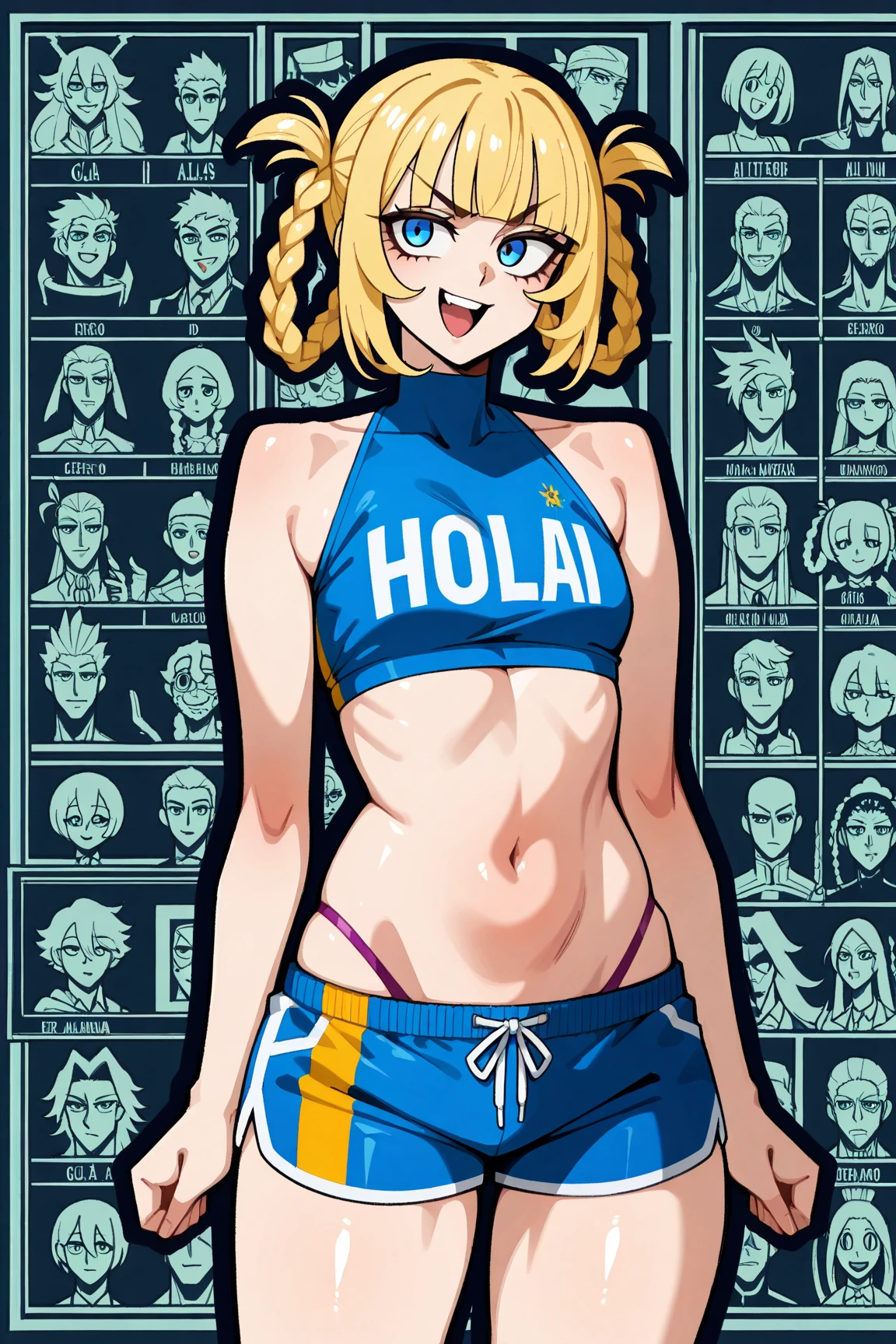 Naruto uzumaki, e Cup sized breasts, bikini, at the beach, Cover Up sarong, earrings, necklace