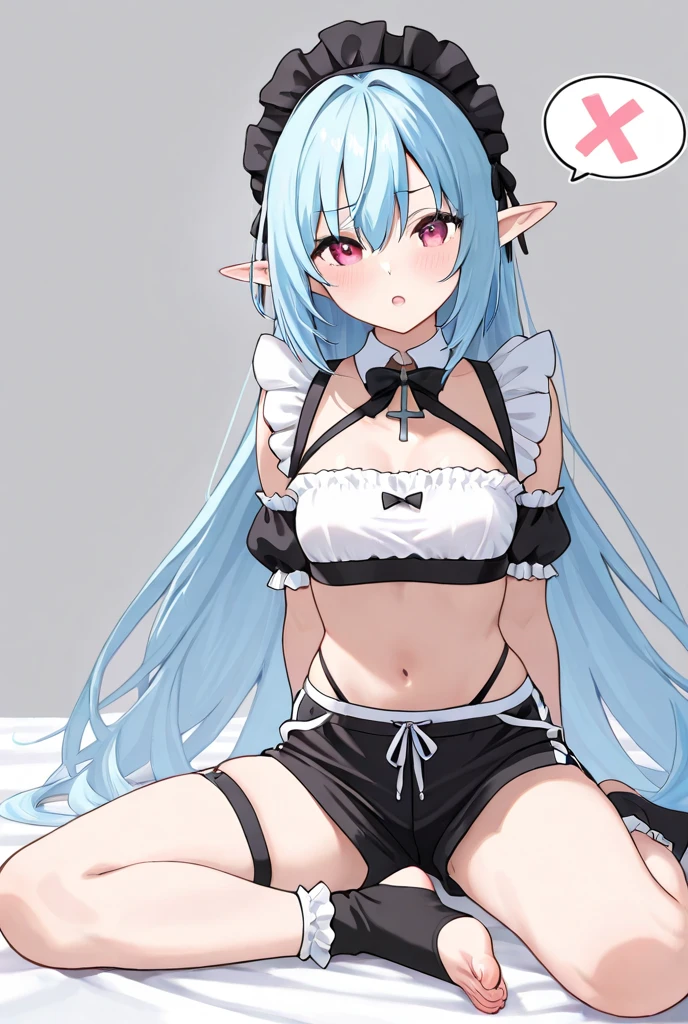 Absurdres, masterpiece, highest quality, very detailed features and textures, alone solo character, anime style, fantasy genre
{{(14 years old blue haired elf girl: (pale skin, short messy spiky blue Hex #0F52BA hair, heterochromatic eyes, very thin lips, nice teenage body, breasts, big butt, beautiful arms, beautiful legs, happy face, open smile, running happy), (yellow shirt, green skirt, pink shoes), (danish city street, sunny morning, danish houses around)}}