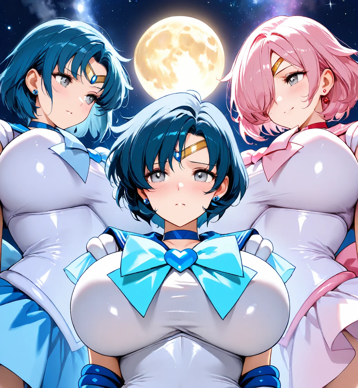 Healing Good Precure Random Pretty Cure Outfits PRİNCESS、Lady(Four women,1Cure Grace,1Cure Fontaine,1Cure Sparkle,1Cure Earth) topless、No underwear、Lower body naked、(((Pussy juice、Love juice))) (((My breasts are spilling out of my clothes,Nipples are visible))) Big Breasts Standing pose showing the whole body Whole body visible Slim curves Super short kirt flip I can see your pussy(No pants on、No pants、Full view of lower body) (((Love juice overflows from my pussy))) Very delicate and beautiful, (Attractive sexy woman in a suit)(thin,Slender body,slim,Tall princess, Beautiful Eyes,A light smile,(masterpiece, Highest quality:1.2), High resolution, Very detailed CG Unity 8k wallpaper, Perfect lighting, colorful, 超High resolution,4K,Very detailed, photograph, 8k, High resolutionolution