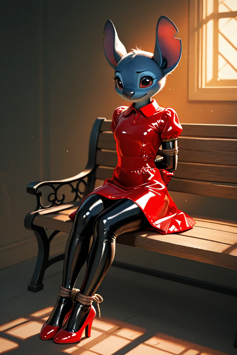 animasi of ants beautifully ants, red dress.cartoon,upscales --auto --s2