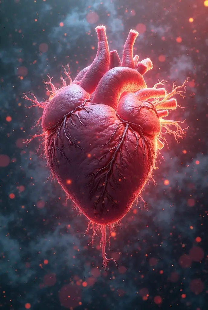 Electrical wires, a heart, red fabric