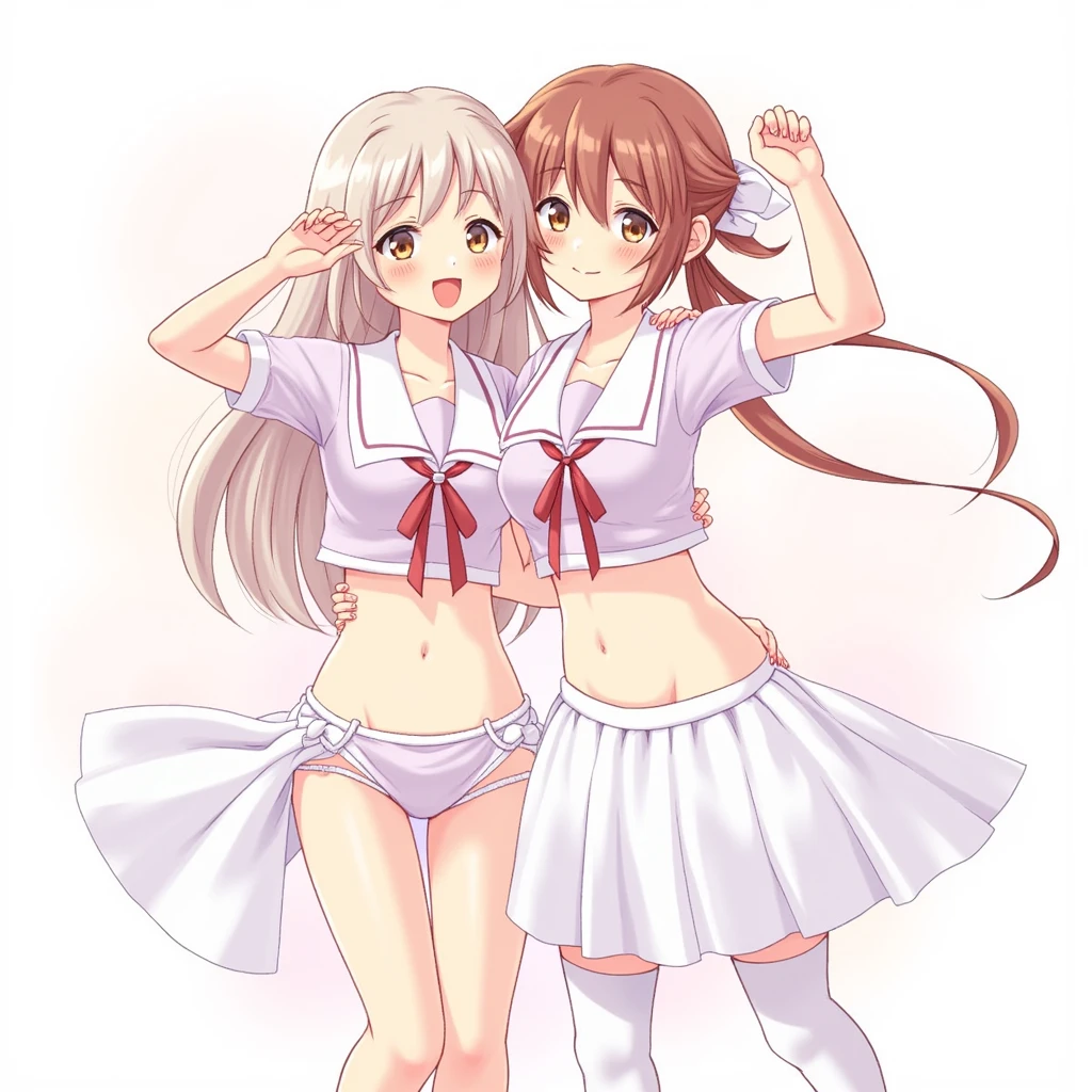 realistically, longhair, glitter silver hair, brown eyes, glowing eyes, white short skirt, super shot skirt, Blush, daytime, Wet from the rain, see through, sleeveless shirt, nipples, 14 years old, pussy, crotch, smile, hugging your knees, windy, roroa, the skirt is turned up, Hand open skirt, masterpiece, highest quality, very High resolution, (detailed and beautiful eyes), highly detailed face, perfect lighting, Very detailed CG, (perfect hands, perfect anatomy), witch, seduce expression, bottomless, sex appeal, armpit, semen drip from pussy, slender, brown public hair,