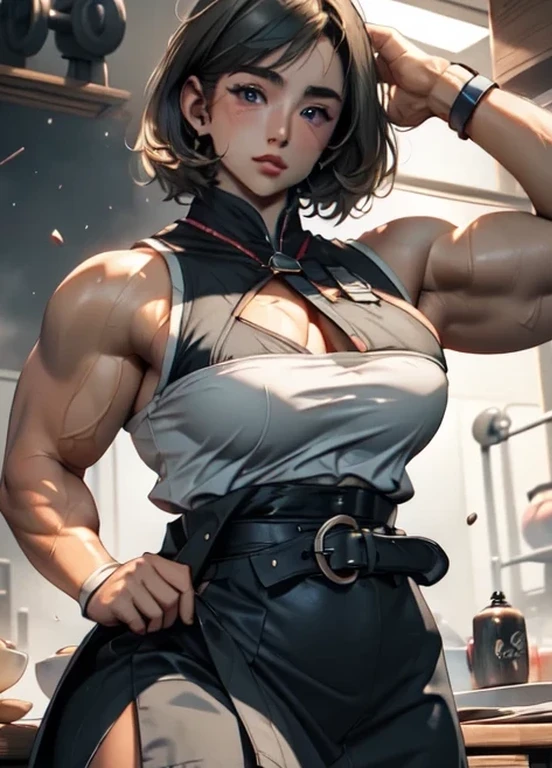 ((((Highest quality))))、(((Ultra-precision CG16K wallpaper)))、(((masterpiece)))、(((Very detailed)))、(((Attention to detail)))、((129 year old mature woman:1.6))、((人のとてもbeautiful日本の顔))、((Urizane Face:1.8))、((Soft wavy ponytail medium length hair、Blunt bangs:1.8))、(((Glowing pink hair:1.5)))、繊細に描かれたbeautiful顔、Dark Eyes、double eyelid、High nose、Small nostrils、Small Mouth、Seductive lips、beautiful breasts、((C cup size breasts))、beautiful feet、eight-headed body、Perfect proportions、Perfect Anatomy、Perfect composition、beautiful detailed shading、beautiful, Natural light、beautiful detail glow、Written boundary depth、(((High chroma)))、(((Genuine:1.9)))、((Vivid:1.5))、((beautiful Skin))、((Skin Texture))、((Genuineな皮膚感))、(((Cowboy Shot:1.6)))、((Front view、Shoot from the front、Front Low Angle:1.6))、(((Half-open mouth、Surprised face:1.3)))、((Women are watching this、View your viewers:1.6))、Bright sunlight、Natural light、(((Glass Square、cloud:1.5)))、(Standing pose:1.6)、(((Dark grey high neck sleeveless summer knit mini dress:1.6)))、((Scrunchie Ribbon、Wear earrings:1.5))、((Lace Stockings Clothed))、
