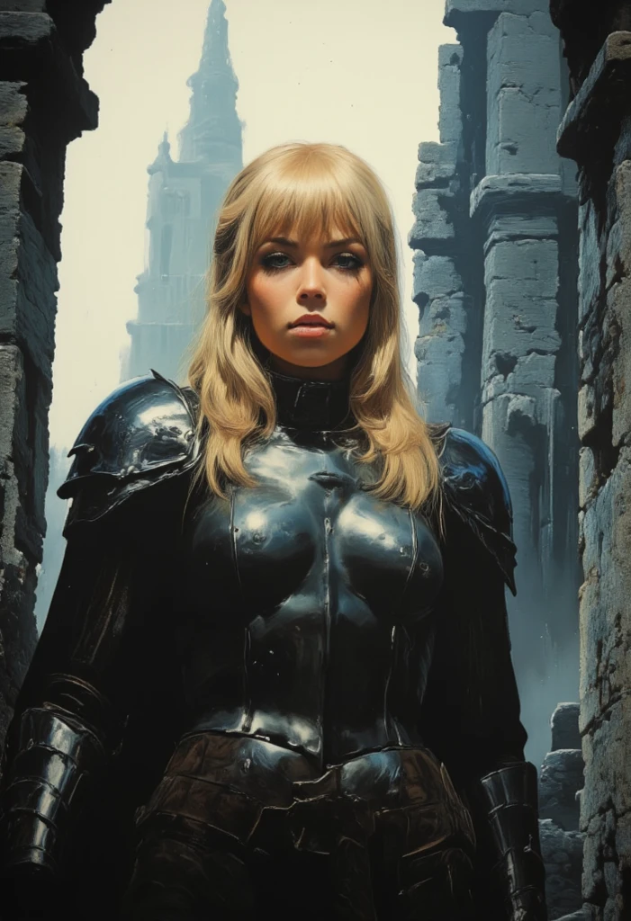 RAW photo, tv_Marlena_MXAI, , , wearing full plate armor, in a battlefield, windblown hair, smudges, dirt, windblown hair,, 8k resolution, highres, high detail, sharp focus, detailed skin, 8k uhd,