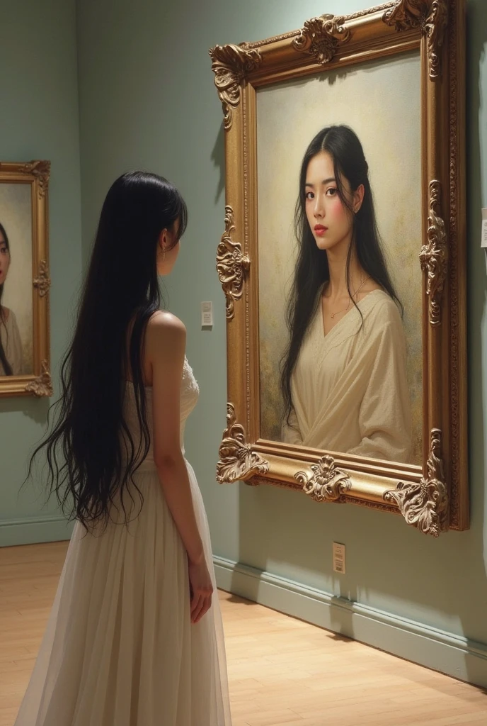 Magic face in the mirror