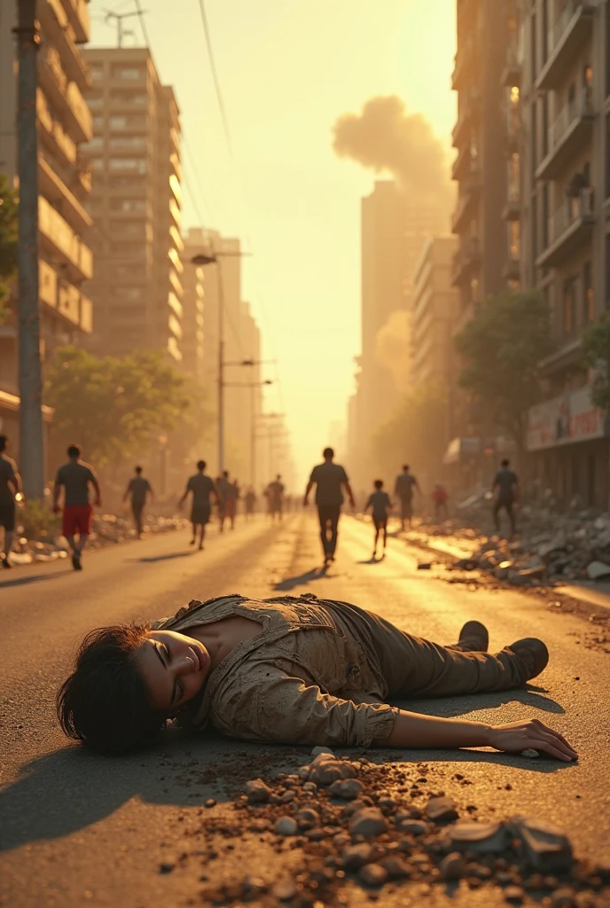 Capture the dramatic moment as a skinny bruce banner sleeps on the floor, only wears ripped shorts, no shirt, around the remains of a building turned to rubble by an explosion. This RAW masterpiece showcases an ultra-high resolution, photorealistic full-body portrait, illuminated by the warm glow of sunlight. The scene is rendered in the captivating style of mecha sci-fi anime, boasting an impressive 8K resolution for the best quality imagery. Crafted with Unreal Engine 1.4, this piece features ultra-realistic 64K CG, skin texture at 1.4, and volumetric fog to add depth and atmosphere. The details are further enhanced with 8K UHD, DSLR quality, film grain, and the artistic touch of lomography. The result is a stunning blend of high-quality visuals, translucent effects, and photorealism that truly captivates the viewer.
