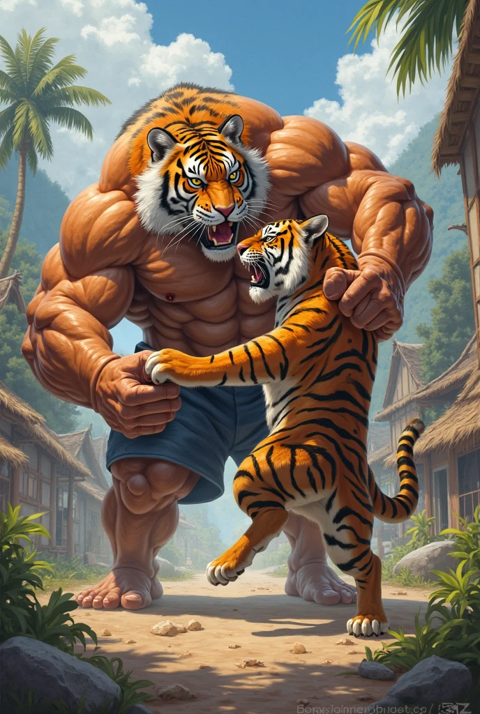 Mouse, Chinese zodiac. Male. Tiger. Furry, mouse antro), standing, alone, nj5furry, (Tiger, huge, huge, young face, teenager, bodybuilder body), Tiger, ((extremely realistic shadows, masterpiece, extremely detailed, photorealistic)), kemono, young, teenager , ((16 years old)), firm back, solid back, round buttocks, firm and well-formed buttocks, back, broad shoulders, standing on the back, firm buttocks, round buttocks, well-formed buttocks, solid and very muscular back, mouse, tail , ((detailed face)) nose, red eyes, ((detailed eyes)), smile, mischievous smile, mischievous expression, white teeth, mouth slightly open, red tongue, skin, fur, hair, sexy, height 3 meters high , optimal height, body full of muscles, bulging pectorals, bulging abs, Shaolin monk, Shaolin clothes, Buddha temple, huge and defined abs, V-shaped body, thick waist, long legs, strong arms, manly, attractive face, type of attractive, fresh and calm face with a cold smile. , bodybuilder body, topless, huge muscular thighs, bulging biceps, looking at viewer. Unique light source, Sharp shadows, Unique portrait.，nude, penis, erect penis, 