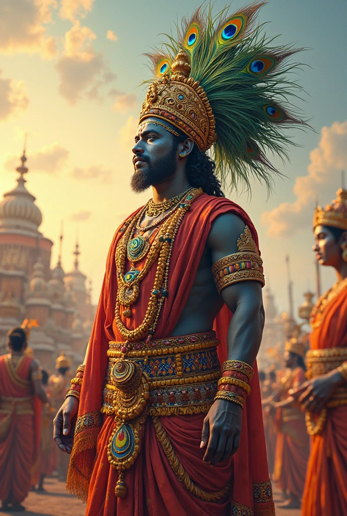 Most handsome man of the world vasudev Shri Krishna as dwarkadhish
