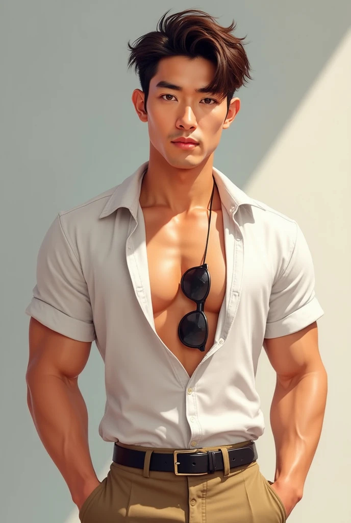 asian dudes male model sexy sportsman topless excitating lust top