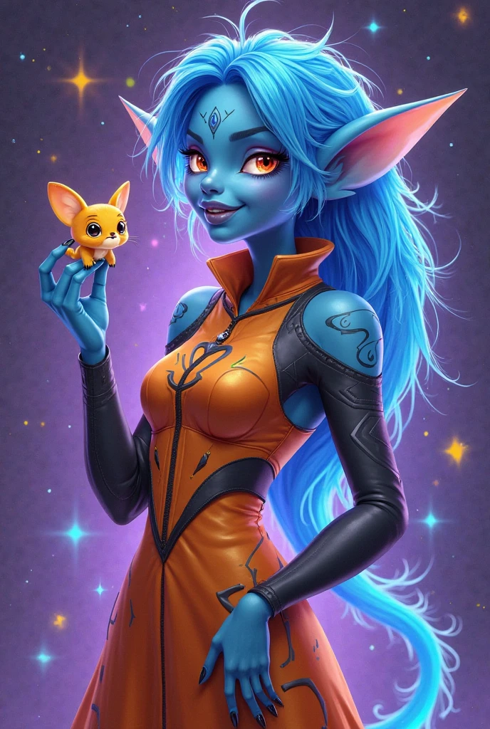 pokemon women with a sexy outfit beside hypno